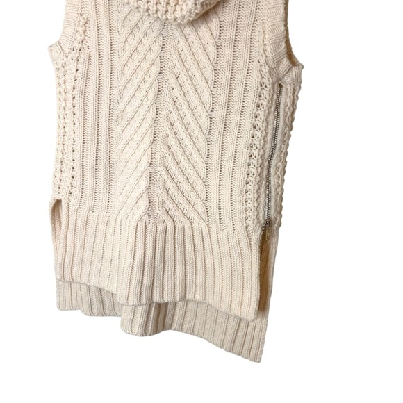 DEX Womens Sleeveless Cable Knit Turtleneck Sweater- Size XS - Picture 4 of 10